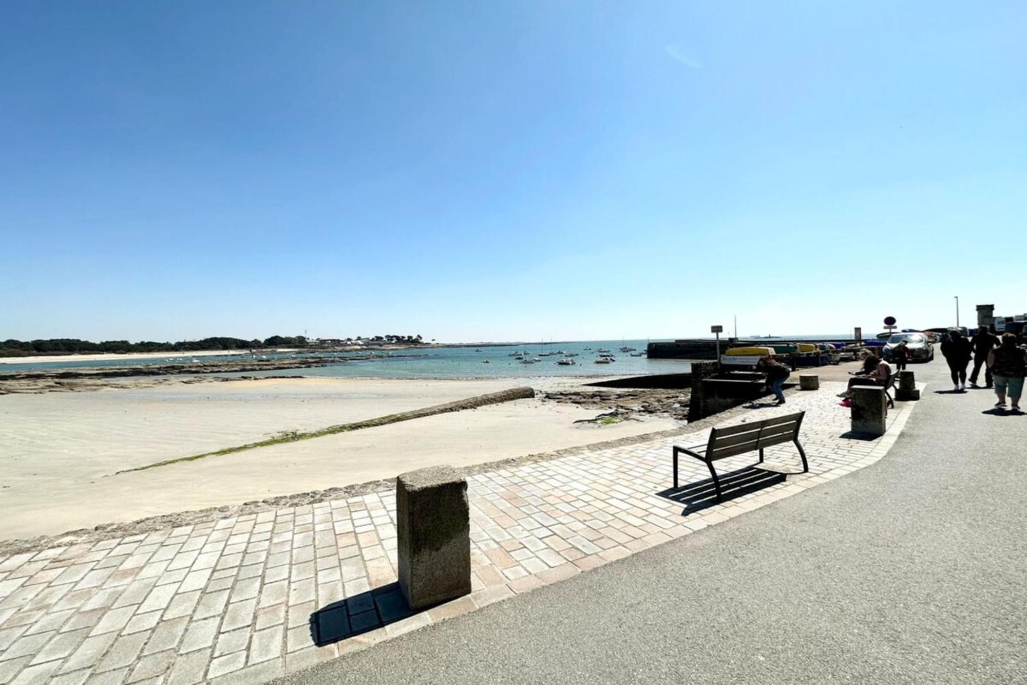 Maison De Pecheur Atypique Les Pieds Dans L'Eau Ploemeur Bagian luar foto